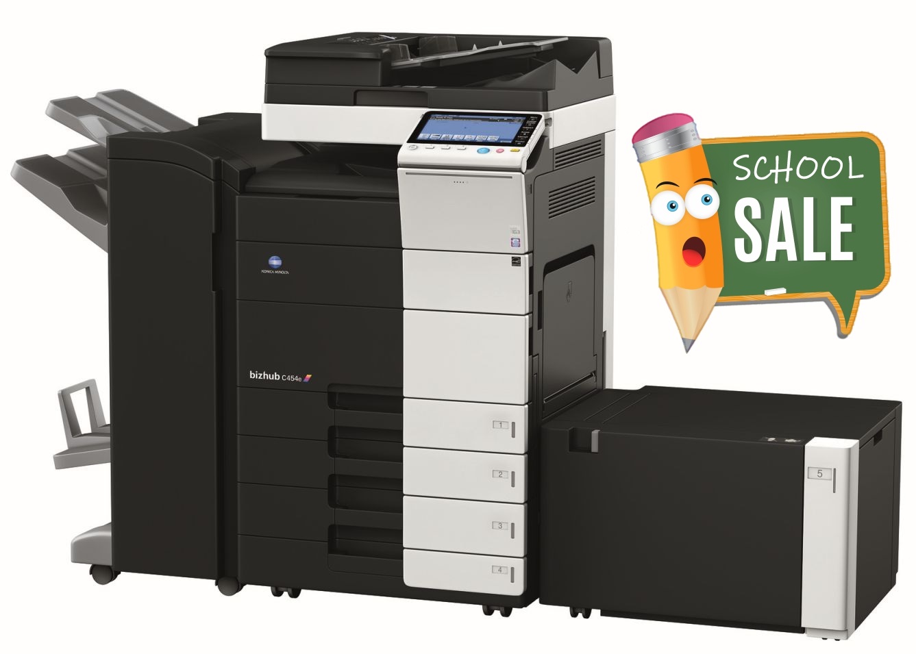 Konica Minolta Bizhub C454e Colour Copier Printer Rental ...