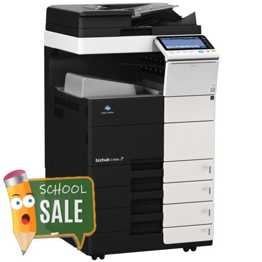 Konica Minolta Bizhub C454e DF-701 OT-506 PC-210 Colour Copier Printer Rental Price Offers