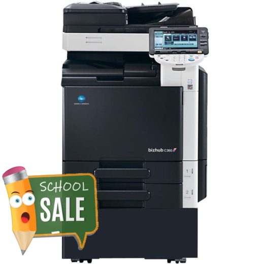 Konica Minolta Bizhub C360 DF-617 Colour Copier Printer Rental Price Offers