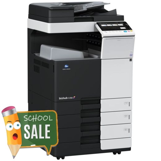 Konica Minolta Bizhub C258 DF 629 OT 506 PC 110 Colour Copier Printer Rental Price Offers