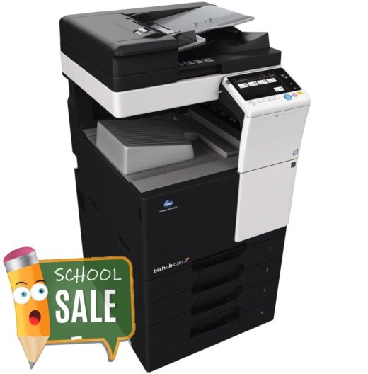 Konica Minolta Bizhub C287 DF 628 OT 506 PC 214 Colour Copier Printer Rental Price Offers