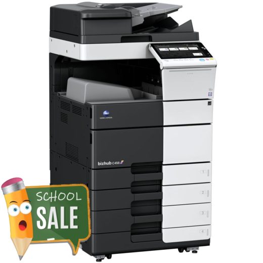 Konica Minolta Bizhub C458 OT-506 PC-215 Colour Copier Printer Rental Price Offers