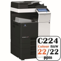 Konica Minolta Bizhub C224 Colour Copier Printer Rental Price Offers Frontpage