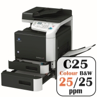 Konica Minolta Bizhub C25 Colour Copier Printer Rental Price Offers Frontpage