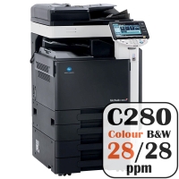 Konica Minolta Bizhub C280 Colour Copier Printer Rental Price Offers Frontpage