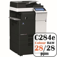 Konica Minolta Bizhub C284e Colour Copier Printer Rental Price Offers Frontpage