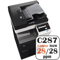 Konica Minolta Bizhub C287 Colour Copier Printer Rental Price Offers Frontpage