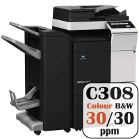 Konica Minolta Bizhub C308 Colour Copier Printer Rental Price Offers Frontpage