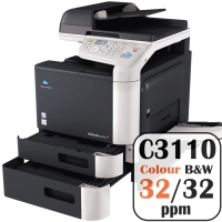 Konica Minolta Bizhub C3110 Colour Copier Printer Rental Price Offers Frontpage