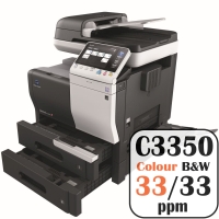 Konica Minolta Bizhub C3350 Colour Copier Printer Rental Price Offers Frontpage