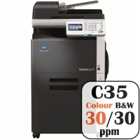Konica Minolta Bizhub C35 Colour Copier Printer Rental Price Offers Frontpage