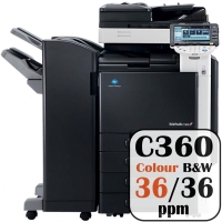 Konica Minolta Bizhub C360 Colour Copier Printer Rental Price Offers Frontpage