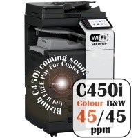 Konica Minolta Bizhub C450i Colour Copier Printer Rental Price Offers Frontpage