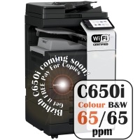 Konica Minolta Bizhub C650i Colour Copier Printer Rental Price Offers Frontpage