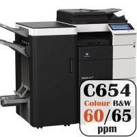 Konica Minolta Bizhub C654 Colour Copier Printer Rental Price Offers Frontpage