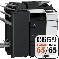 Konica Minolta Bizhub C659 Colour Copier Printer Rental Price Offers Frontpage