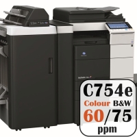 Konica Minolta Bizhub C754e Colour Copier Printer Rental Price Offers Frontpage